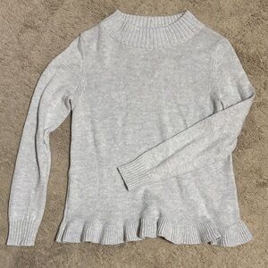 Old Navy Light Gray Knit Sweater
